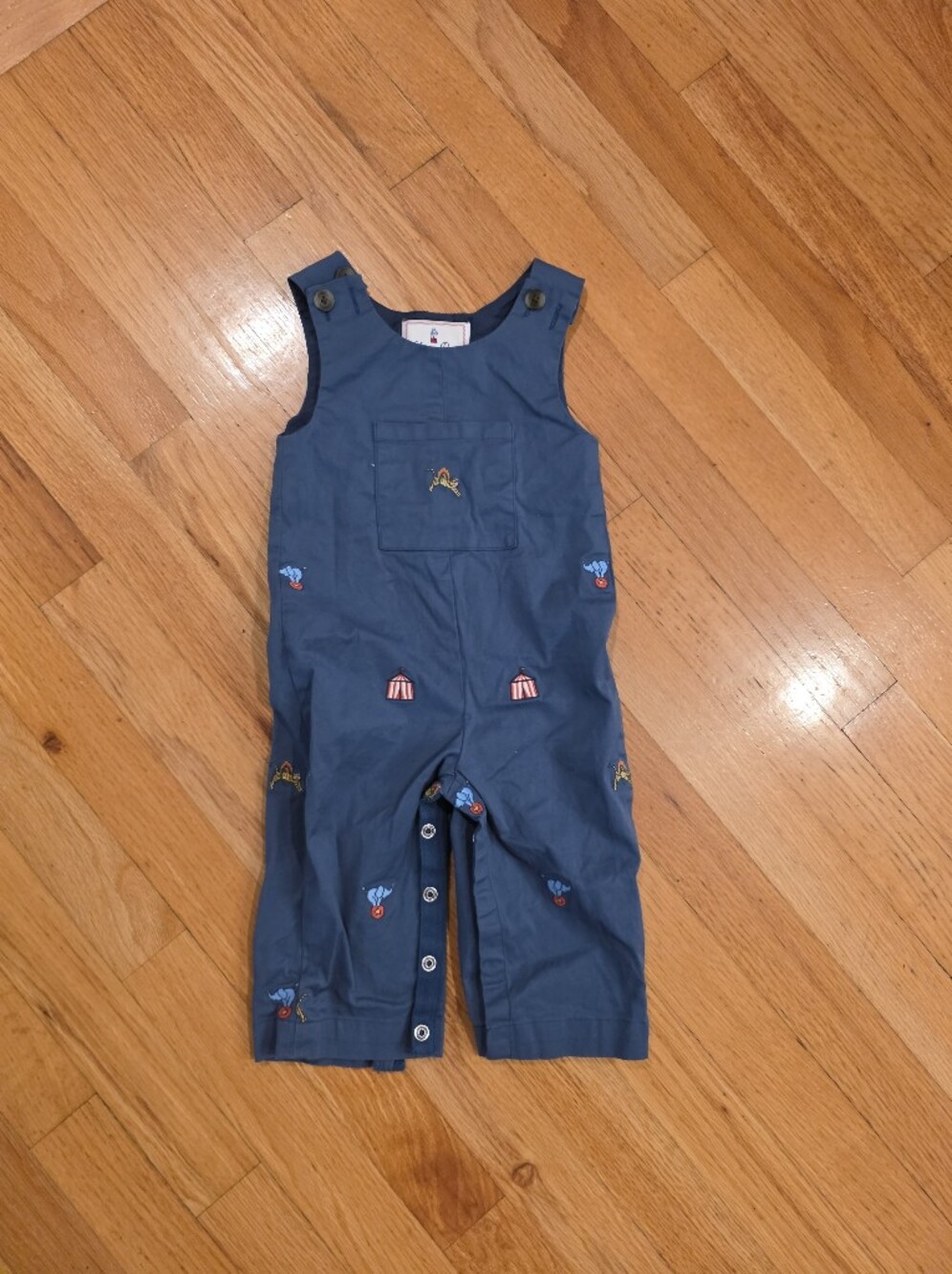 Classic Prep Circuis Print Overalls
